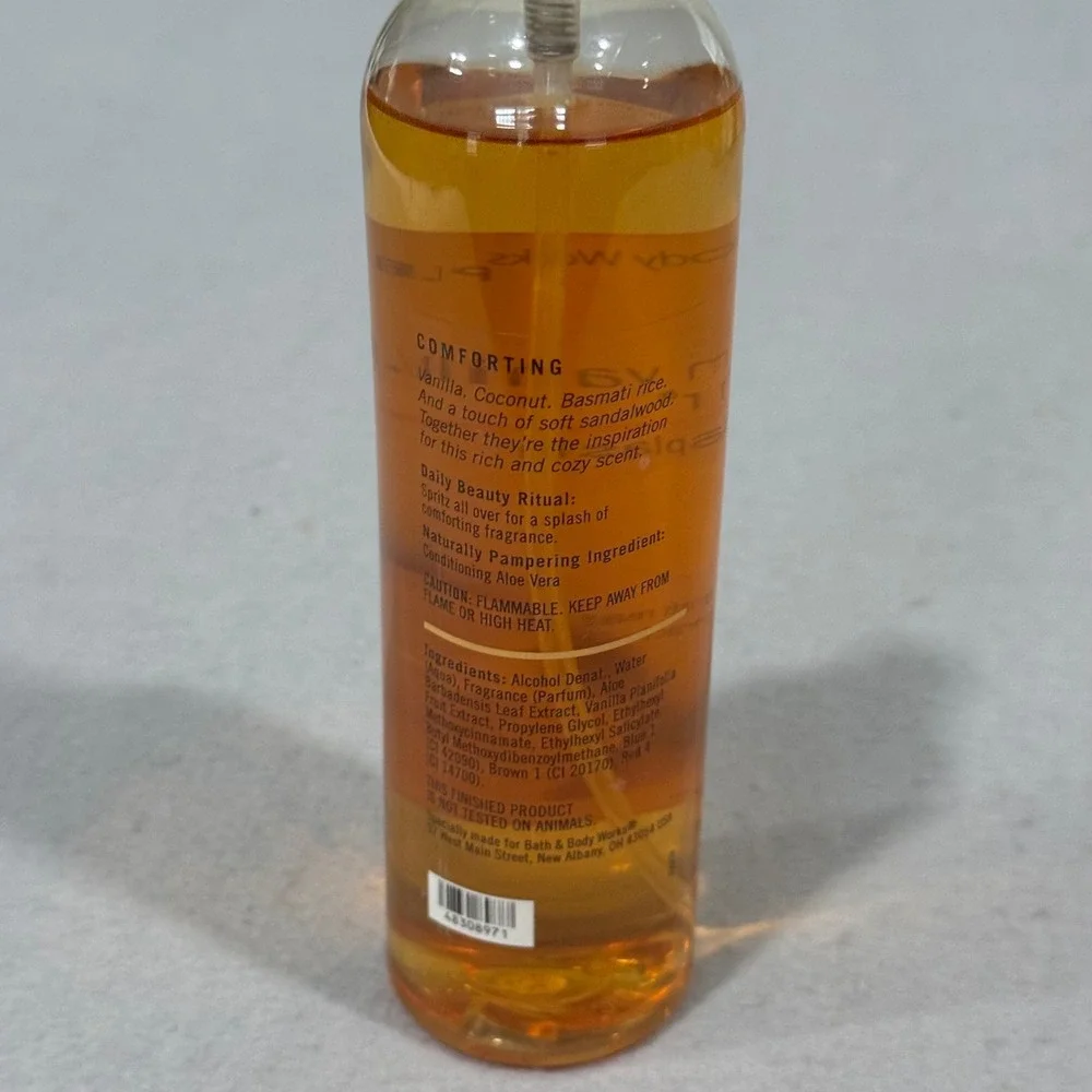 Bath & Body Works Body Splash Women Warm Vanilla Sugar Pleasures 8oz Vintage